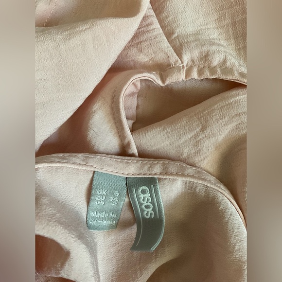 ASOS Tan Puff Sleeve Blouse - Picture 3 of 4